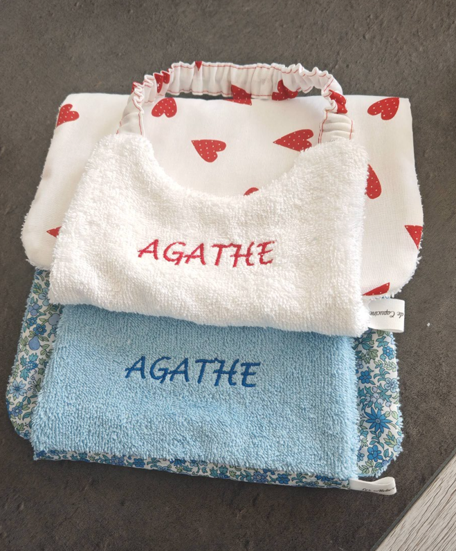 SERVIETTE ELASTIQUE POUR MATERNELLES