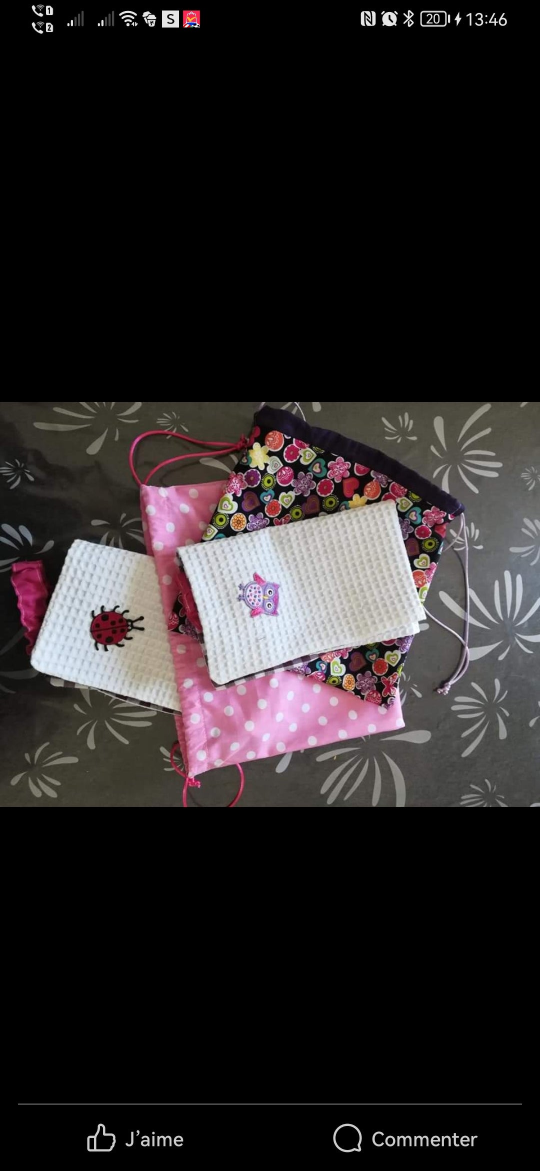 Serviette élastique