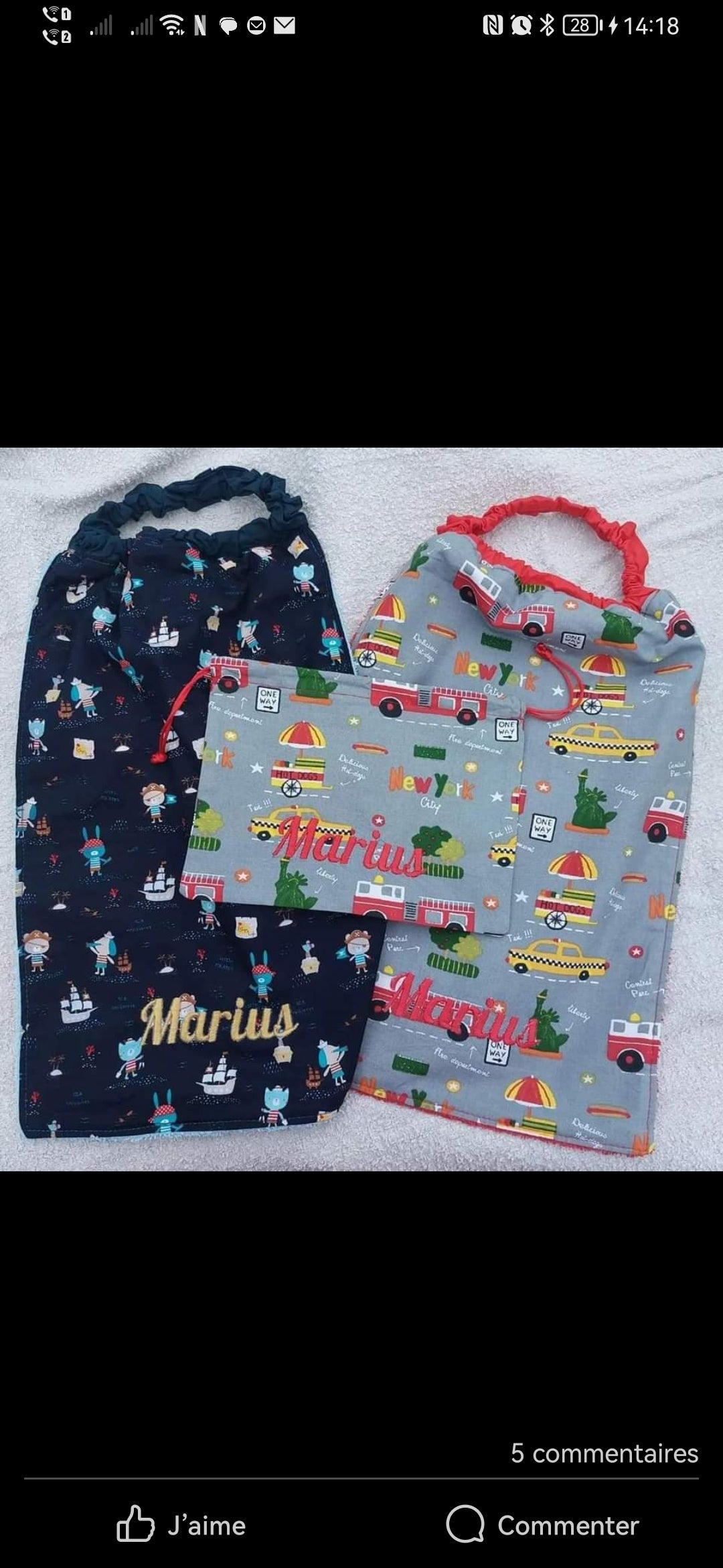 Serviette élastique