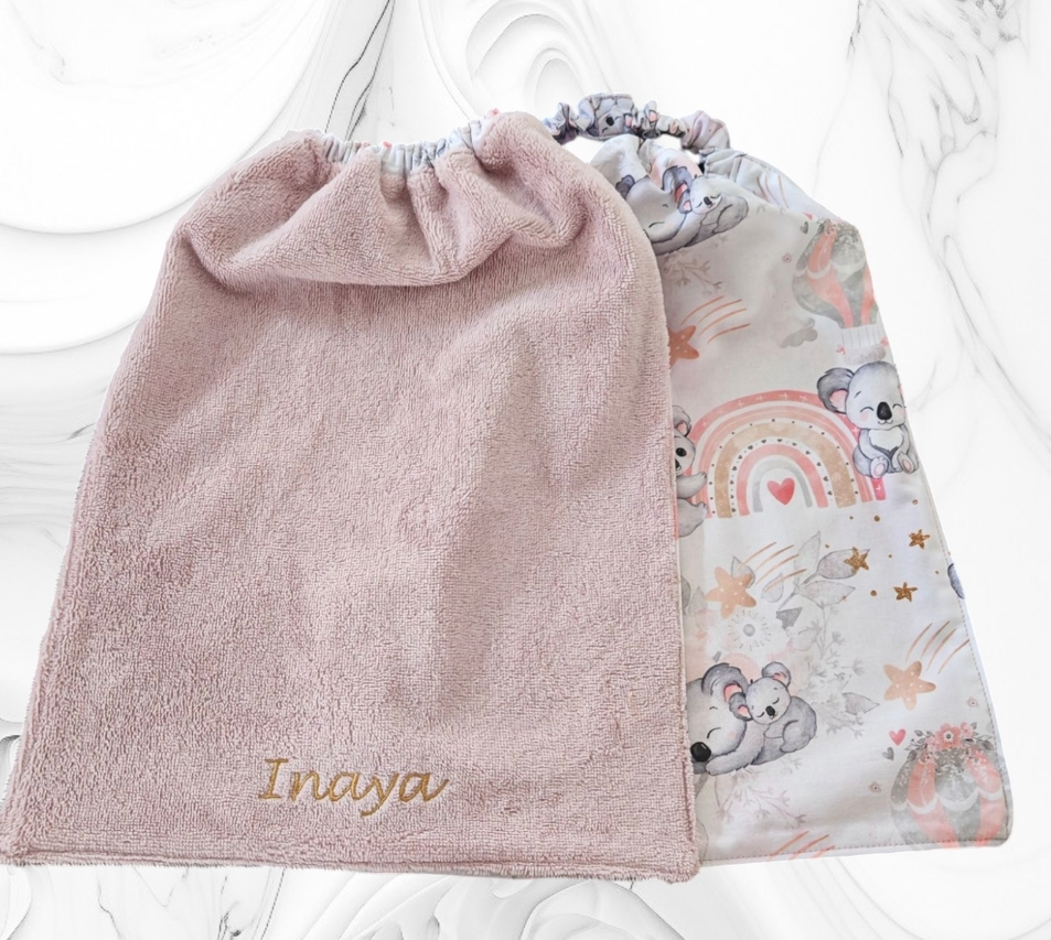 SERVIETTE ELASTIQUE POUR MATERNELLES